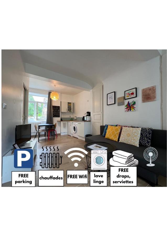Tabi Appart ,Modern Chic Vs Free Parking,Wifi,Draps Thiers Eksteriør bilde